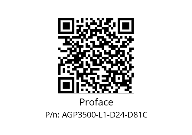   Proface AGP3500-L1-D24-D81C