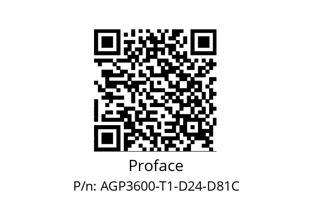   Proface AGP3600-T1-D24-D81C