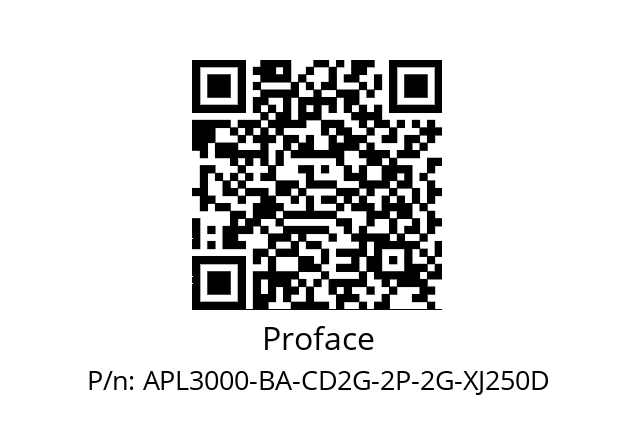   Proface APL3000-BA-CD2G-2P-2G-XJ250D