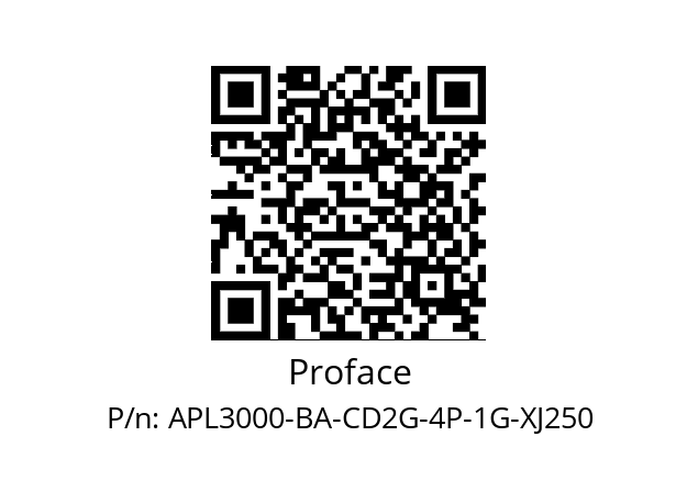   Proface APL3000-BA-CD2G-4P-1G-XJ250