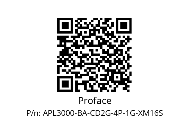   Proface APL3000-BA-CD2G-4P-1G-XM16S