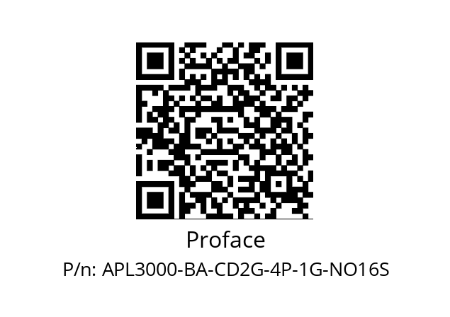   Proface APL3000-BA-CD2G-4P-1G-NO16S