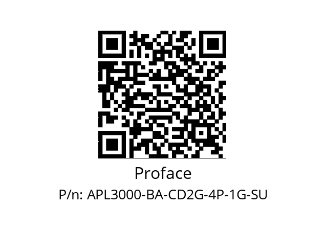   Proface APL3000-BA-CD2G-4P-1G-SU