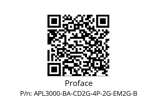   Proface APL3000-BA-CD2G-4P-2G-EM2G-B