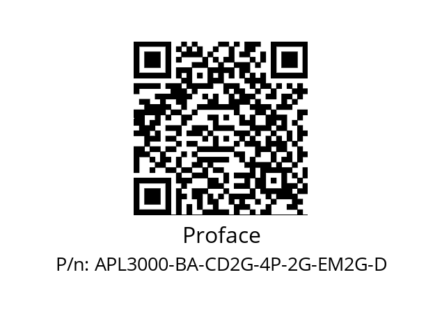   Proface APL3000-BA-CD2G-4P-2G-EM2G-D