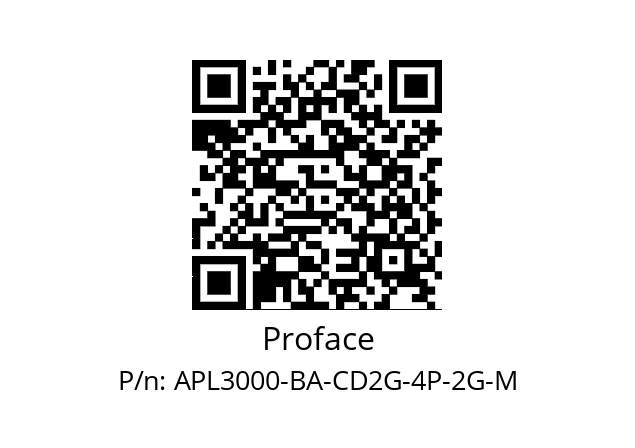   Proface APL3000-BA-CD2G-4P-2G-M