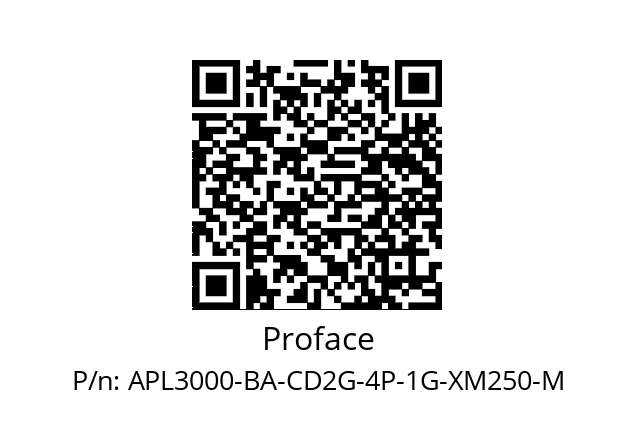   Proface APL3000-BA-CD2G-4P-1G-XM250-M