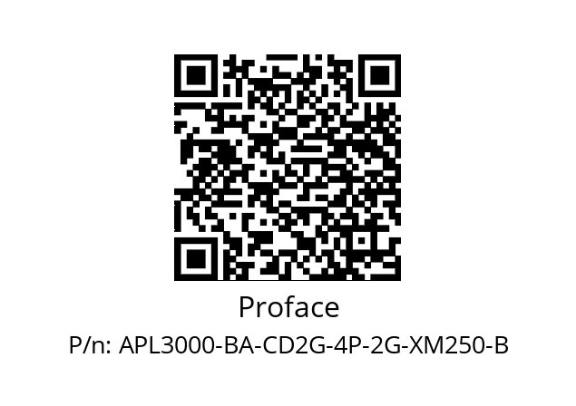   Proface APL3000-BA-CD2G-4P-2G-XM250-B