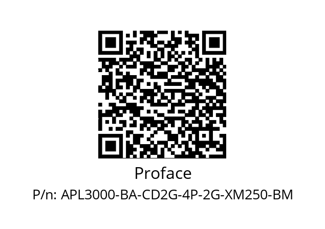   Proface APL3000-BA-CD2G-4P-2G-XM250-BM