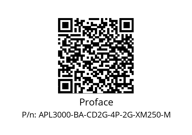   Proface APL3000-BA-CD2G-4P-2G-XM250-M