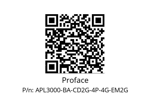   Proface APL3000-BA-CD2G-4P-4G-EM2G