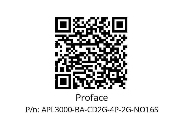   Proface APL3000-BA-CD2G-4P-2G-NO16S