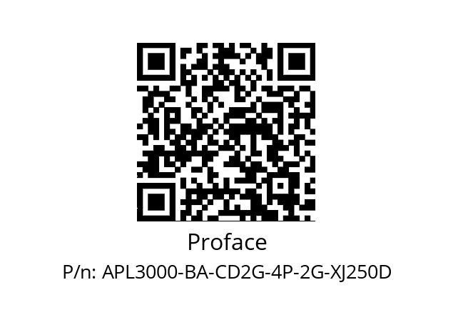   Proface APL3000-BA-CD2G-4P-2G-XJ250D