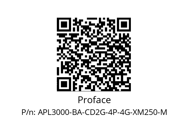   Proface APL3000-BA-CD2G-4P-4G-XM250-M