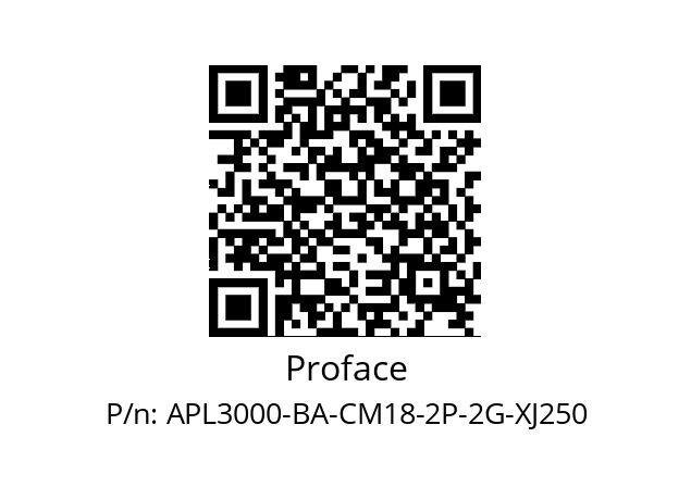   Proface APL3000-BA-CM18-2P-2G-XJ250