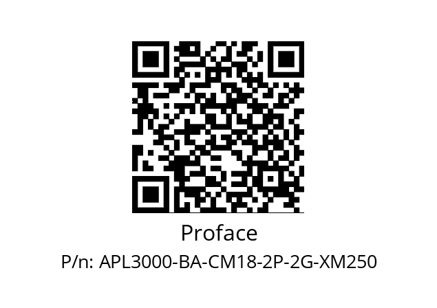   Proface APL3000-BA-CM18-2P-2G-XM250