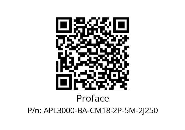   Proface APL3000-BA-CM18-2P-5M-2J250