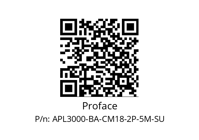   Proface APL3000-BA-CM18-2P-5M-SU