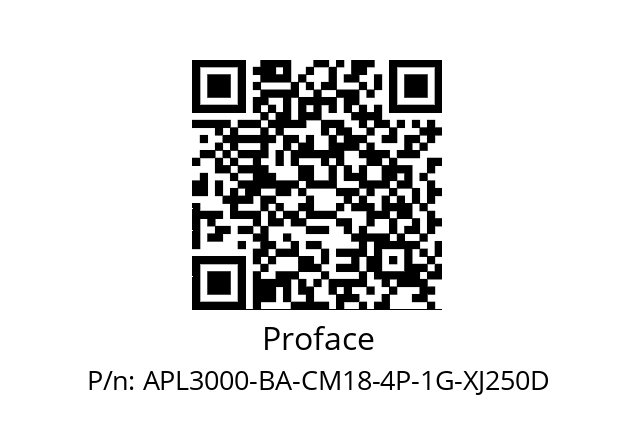   Proface APL3000-BA-CM18-4P-1G-XJ250D