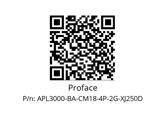   Proface APL3000-BA-CM18-4P-2G-XJ250D