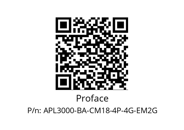   Proface APL3000-BA-CM18-4P-4G-EM2G