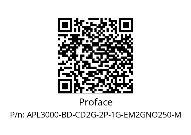   Proface APL3000-BD-CD2G-2P-1G-EM2GNO250-M