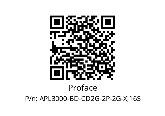   Proface APL3000-BD-CD2G-2P-2G-XJ16S