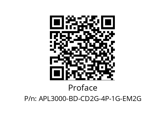   Proface APL3000-BD-CD2G-4P-1G-EM2G