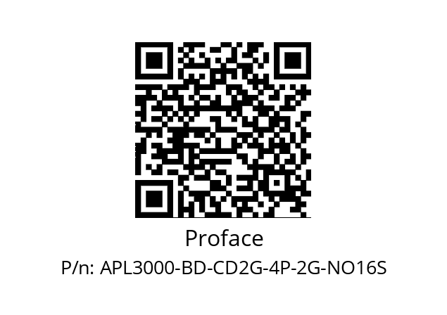   Proface APL3000-BD-CD2G-4P-2G-NO16S