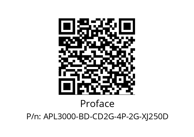   Proface APL3000-BD-CD2G-4P-2G-XJ250D