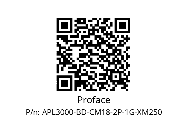   Proface APL3000-BD-CM18-2P-1G-XM250