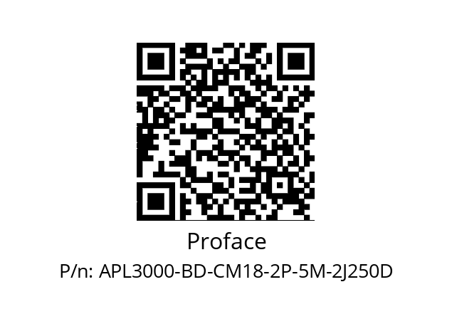   Proface APL3000-BD-CM18-2P-5M-2J250D