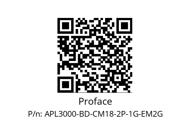   Proface APL3000-BD-CM18-2P-1G-EM2G