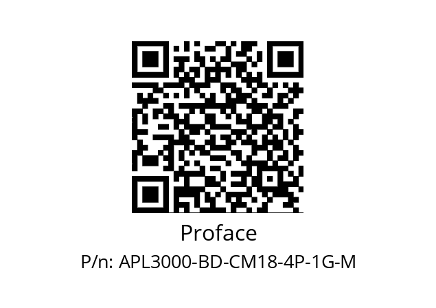   Proface APL3000-BD-CM18-4P-1G-M