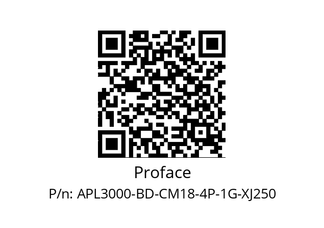   Proface APL3000-BD-CM18-4P-1G-XJ250