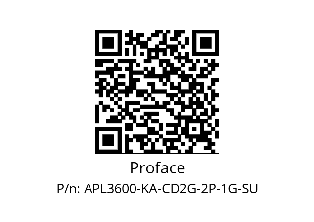   Proface APL3600-KA-CD2G-2P-1G-SU