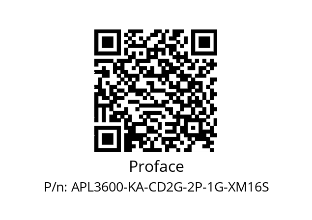   Proface APL3600-KA-CD2G-2P-1G-XM16S