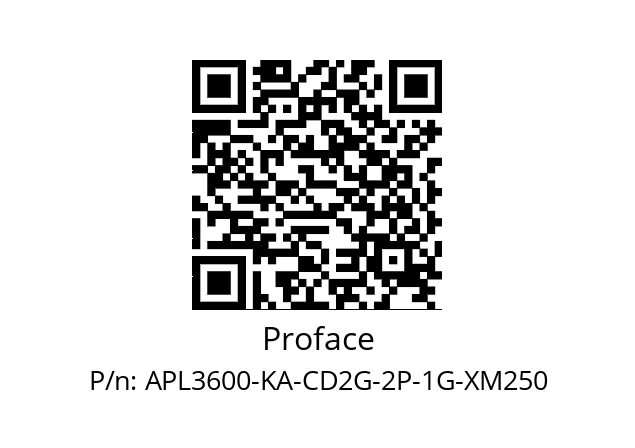   Proface APL3600-KA-CD2G-2P-1G-XM250