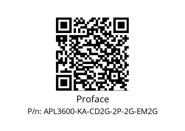   Proface APL3600-KA-CD2G-2P-2G-EM2G