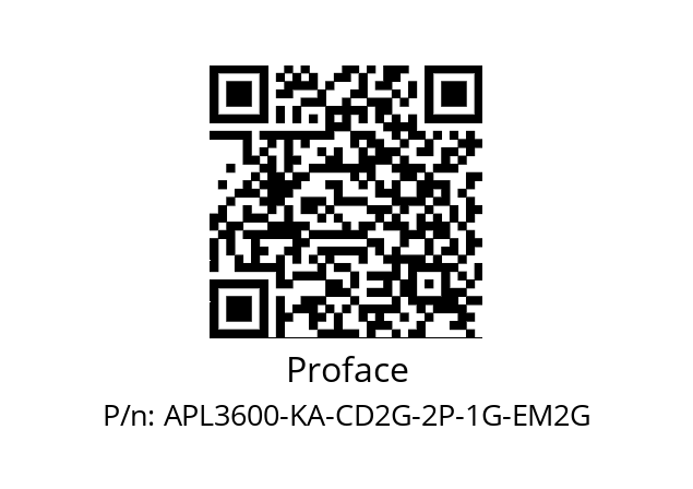   Proface APL3600-KA-CD2G-2P-1G-EM2G