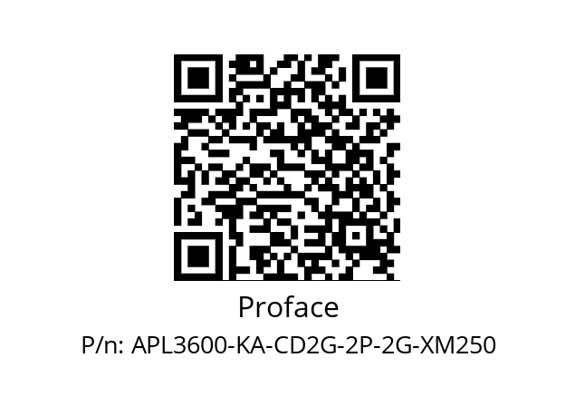   Proface APL3600-KA-CD2G-2P-2G-XM250