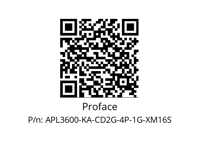   Proface APL3600-KA-CD2G-4P-1G-XM16S