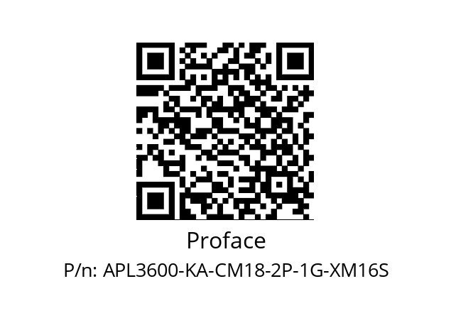   Proface APL3600-KA-CM18-2P-1G-XM16S