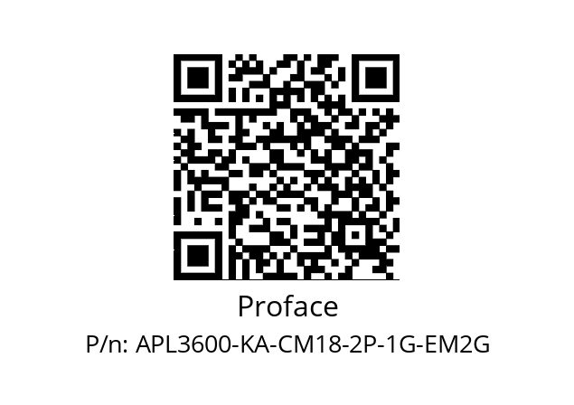   Proface APL3600-KA-CM18-2P-1G-EM2G