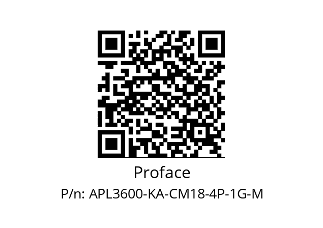   Proface APL3600-KA-CM18-4P-1G-M