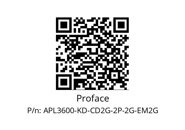   Proface APL3600-KD-CD2G-2P-2G-EM2G