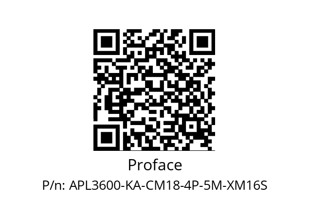   Proface APL3600-KA-CM18-4P-5M-XM16S