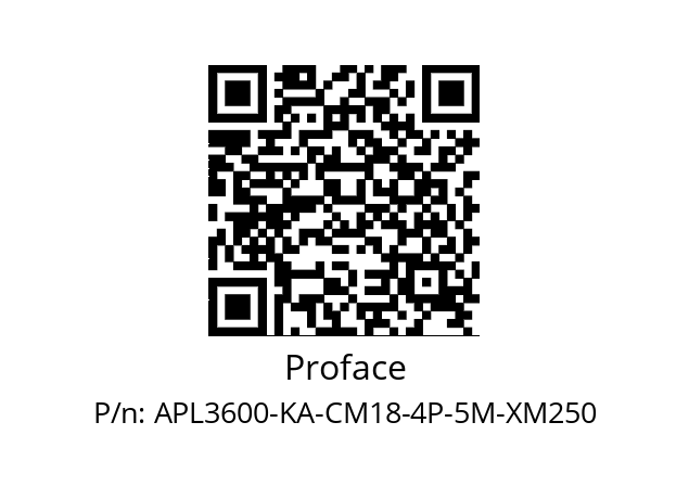   Proface APL3600-KA-CM18-4P-5M-XM250