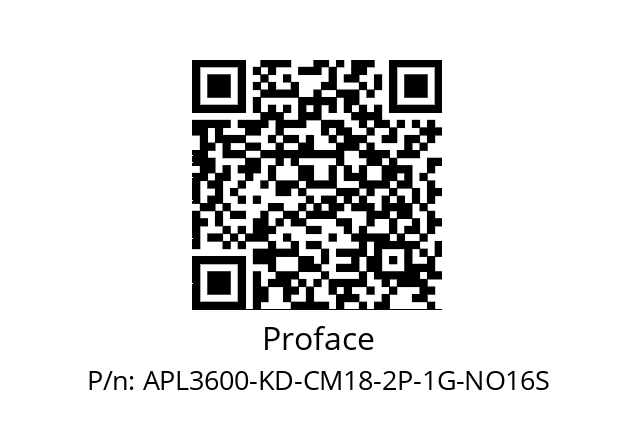   Proface APL3600-KD-CM18-2P-1G-NO16S