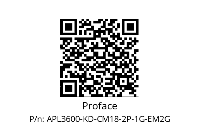   Proface APL3600-KD-CM18-2P-1G-EM2G